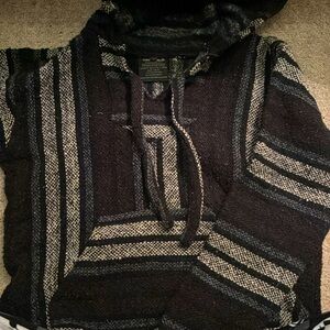 black white and grey drug rug